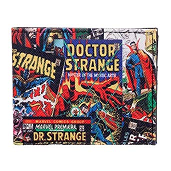 Marvel Comics Bi-Fold Wallet - Classic Doctor Strange + Text/Eye of
