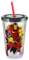 Marvel Comics - Iron Man 18oz Acrylic Travel Cup