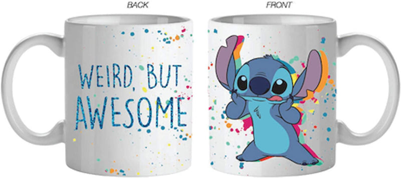 Disney - Lilo & Stitch Silliness Multi Splatter Glitter Ceramic Mug