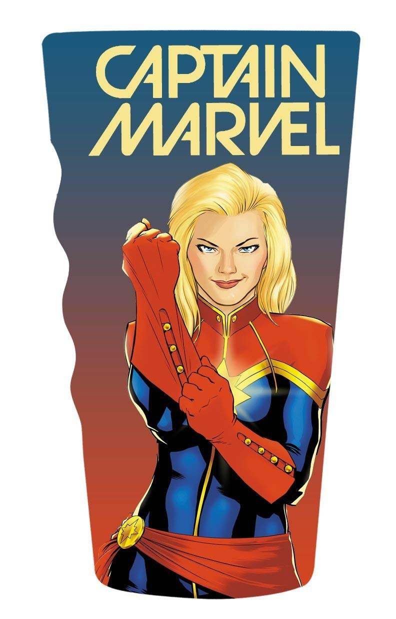Captain Marvel Pint Glass - Kryptonite Character Store