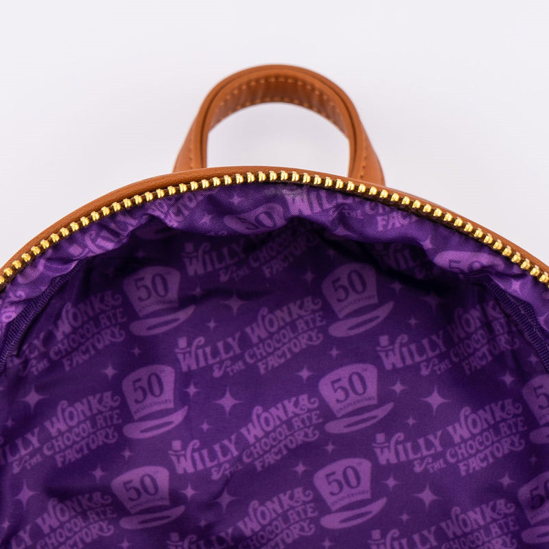 Load image into Gallery viewer, Loungefly Charlie and the Chocolate Factory - 50th Anniversary Mini Backpack
