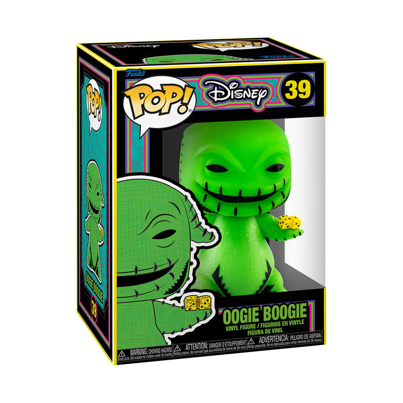 Load image into Gallery viewer, Funko POP! Disney: The Nightmare Before Christmas - Oogie Boogie (Blacklight) Vinyl Figure
