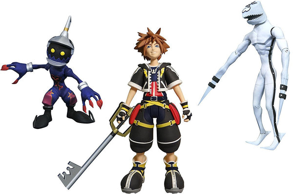 Kingdom Hearts Sora, Dusk, and Soldier Figure