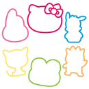 Hello Kitty Sanrio Amigos Silly Bandz