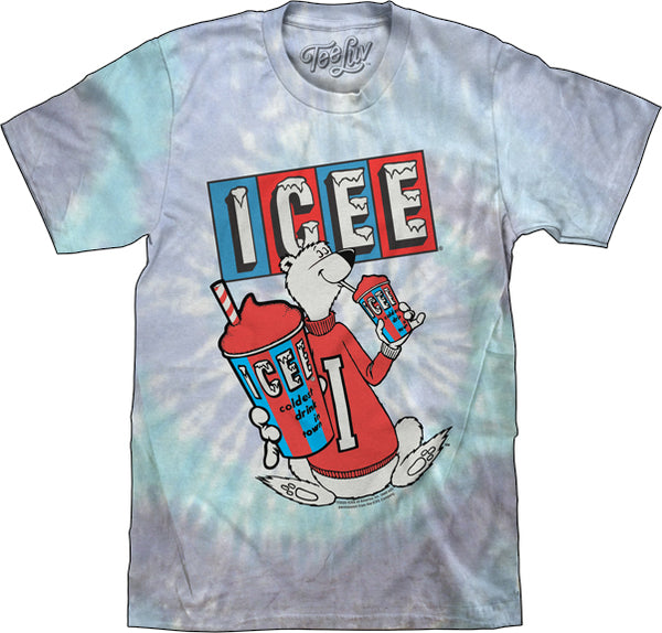 Tee Luv: Icee - Polar Bear Tie Dye Men's Lightweight T-Shirt