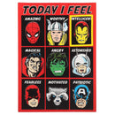 Open Road Brands - Today I Feel Superhero Embossed Metal Sign With Magnet