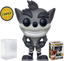 Funko POP! Games: Crash Bandicoot - Crash Bandicoot Black and White with Pop Box Protector Case (Limited Edition - Chase)