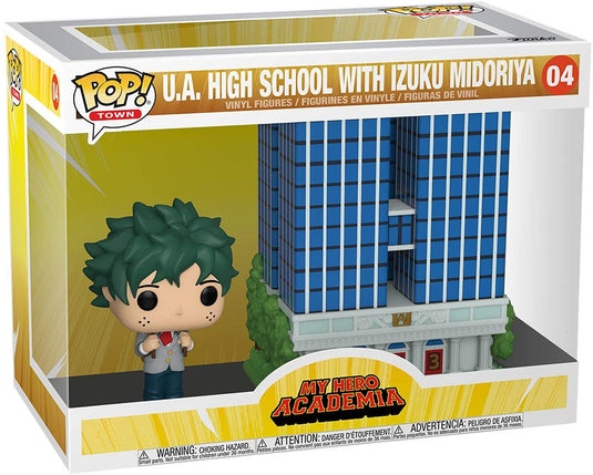 Funko POP! Ville : My Hero Academia - UA High School avec Izuku Midoriya 