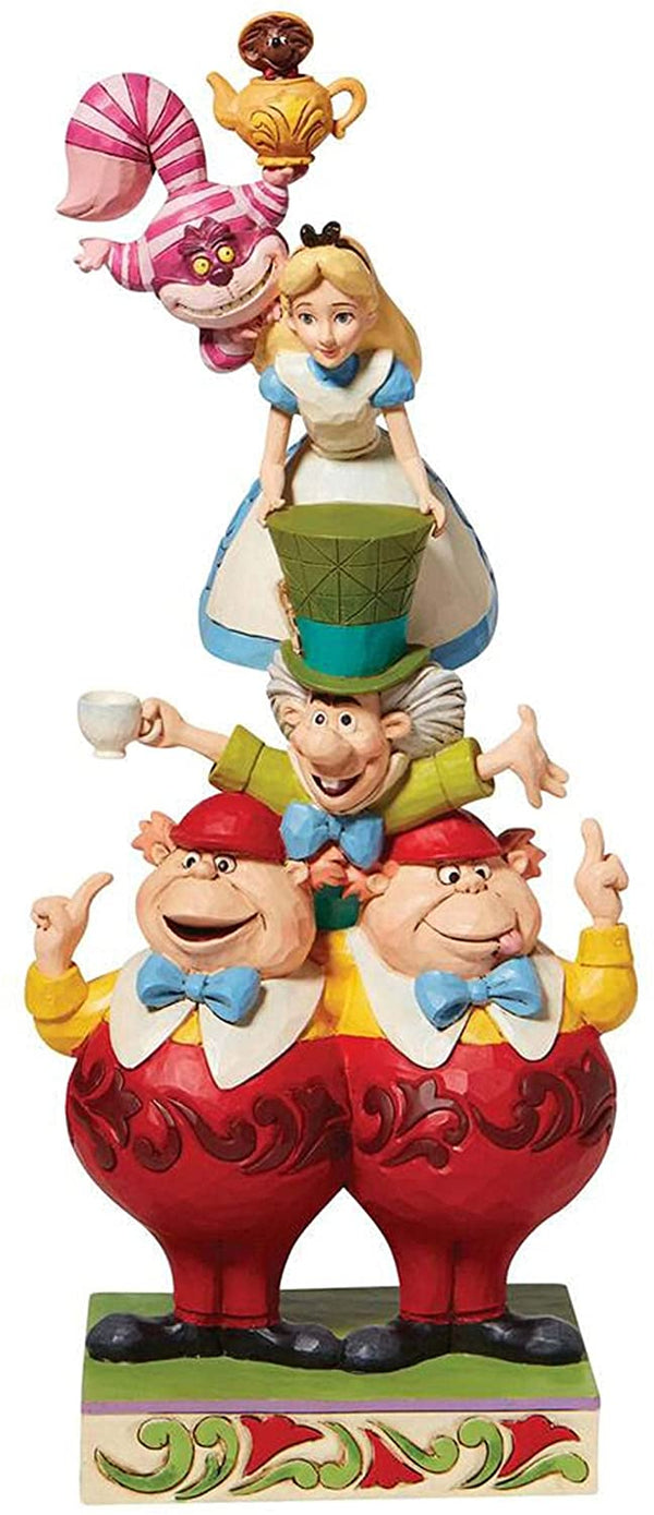 Disney Traditions - Alice in Wonderland Stacked Figurine by Jim Shore