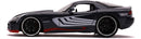 Marvel Comics - Dodge Viper coche fundido a escala 1:24 con figura de Venom de 2,75" 