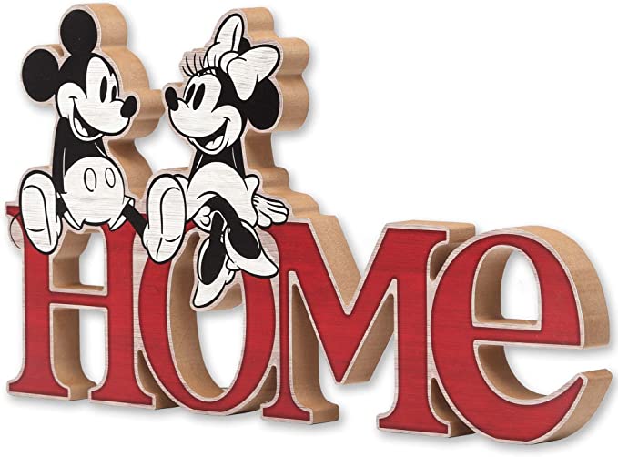 Disney: Mickey & Minnie Mouse - Home Chunky Wood Tabletop Decor