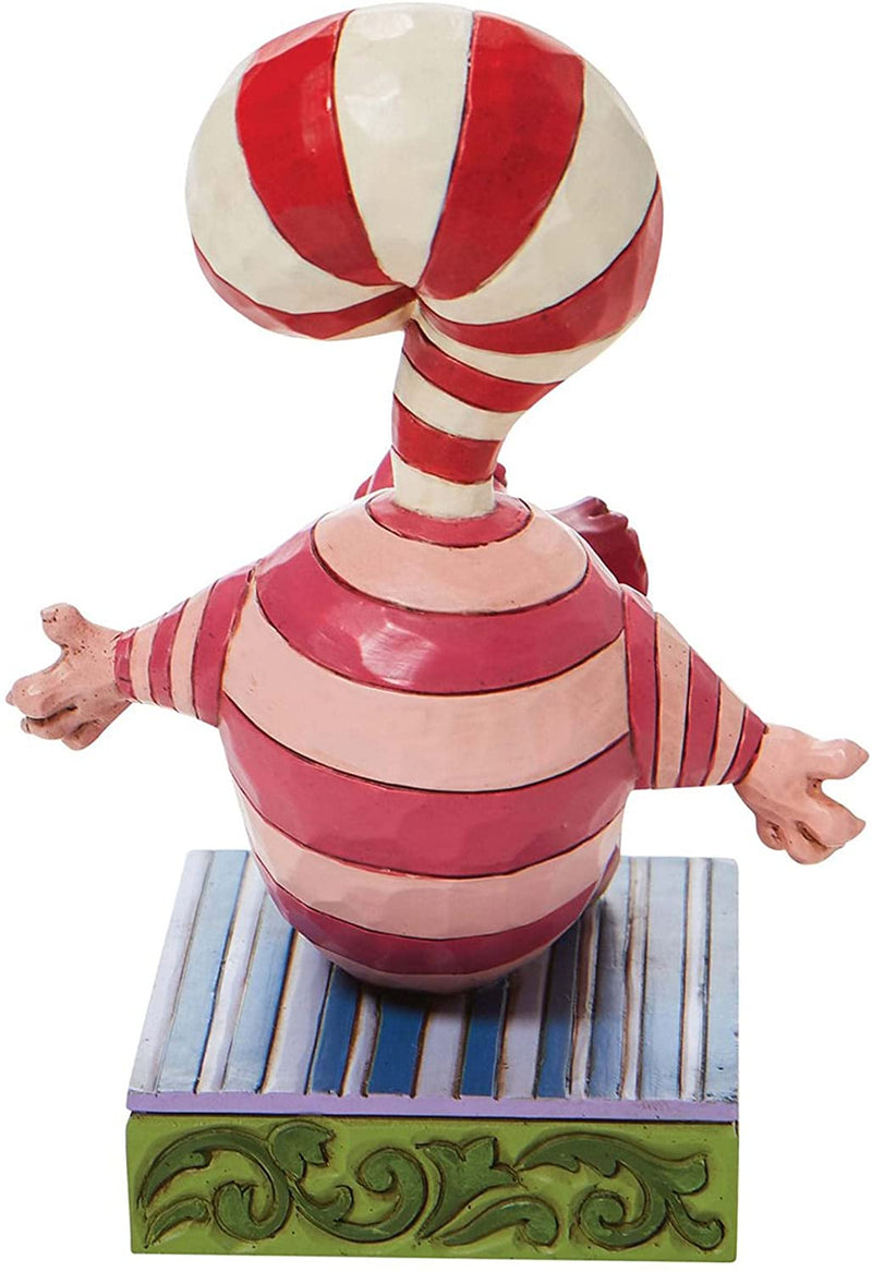 Disney: Cheshire - Candy Cane Tail Personality Pose Figurine by Jim Shore