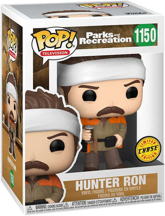 ¡Funko POP! TV: Parques y Recreación - Hunter Ron (los estilos pueden variar) (con Chase)