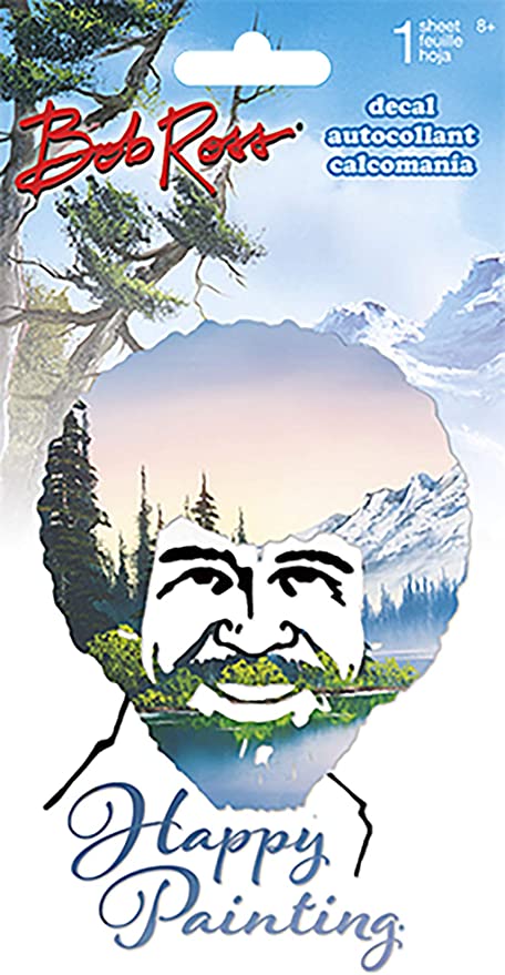 Bob Ross - 4 Color 4" x 8" Decal