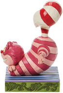 Disney: Cheshire - Candy Cane Tail Personality Pose Figurine by Jim Shore
