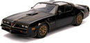 Hollywood Rides - Smokey and The Bandit Pontiac T-Top (1977, 1/32 Scale Die-Cast Model Car, Black/Gold)