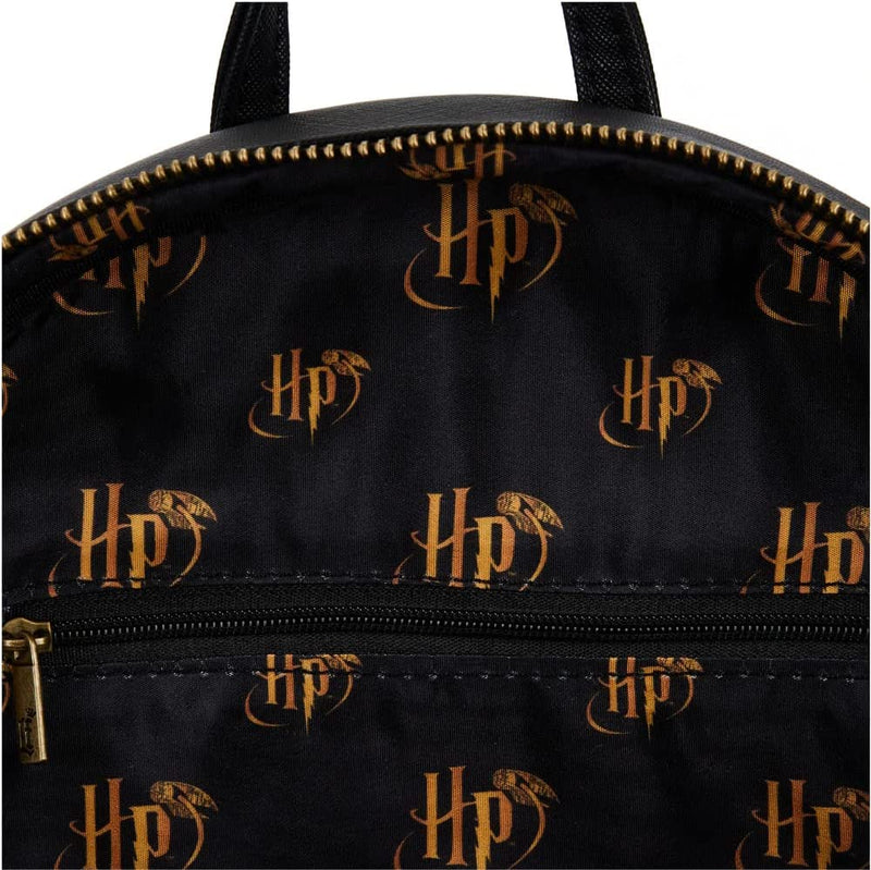 Load image into Gallery viewer, Loungefly Harry Potter - Trilogy Triple Pocket Mini Backpack
