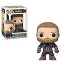 Funko Pop Marvel: Avengers Infinity War-Captain America Collectible Figure, Multicolor - Kryptonite Character Store