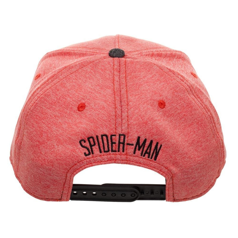 Spiderman Logo Heather Snapback Hat - Kryptonite Character Store
