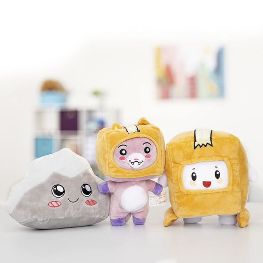 Peluche boîte dégingandée