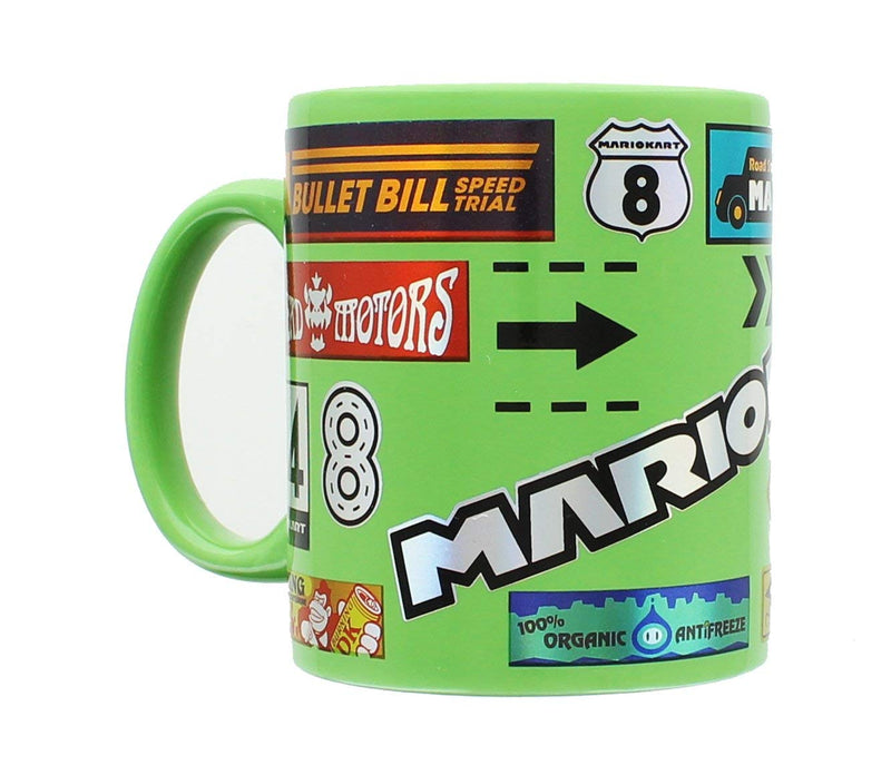 Mario Kart Green Ceramic Coffe Mug - Kryptonite Character Store