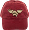 Wonder Woman Washed Red Cap Hat - Kryptonite Character Store