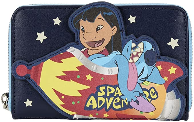 Disney: Lilo & Stitch - Space Adventure Zip Around Wallet (Glows in the Dark)