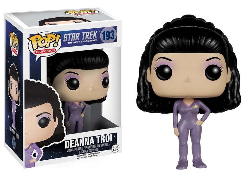 Funko POP TV: Star Trek The Next Generation - Deanna Troi Action Figure - Kryptonite Character Store
