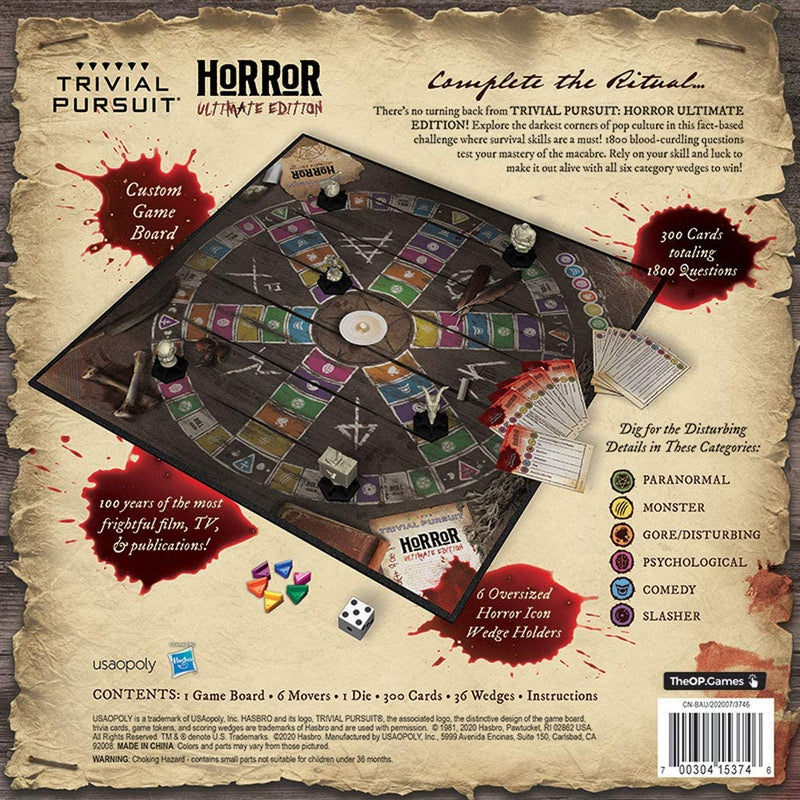 Horror Ultimate Edition - Featuring 1800 Questions Trivial Pursuit