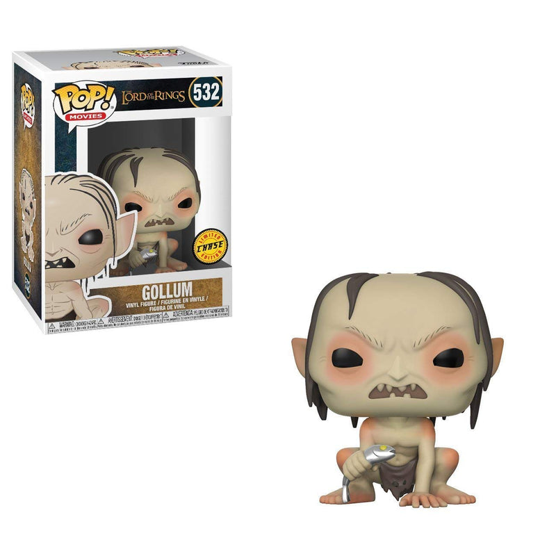 Cargue la imagen en el visor de la galería, ¡Funko POP! Películas: El Señor de los Anillos - Gollum con Pez con Estuche Protector Pop Box (Edición Limitada - Chase)
