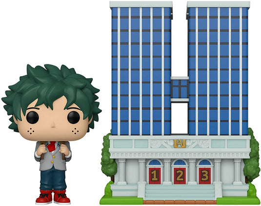 ¡Funko POP! Ciudad: My Hero Academia - UA High School con Izuku Midoriya 