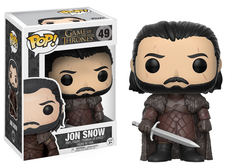 Game of Thrones - Jon Snow Pop TV Vinyl Figures - Kryptonite Character Store