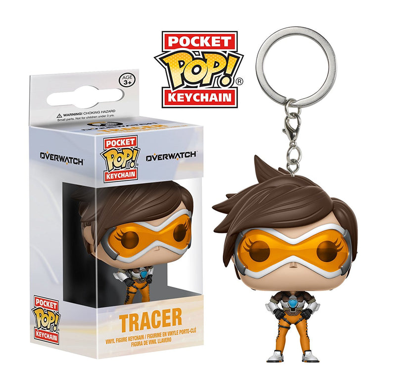 Funko Pop Keychain Overwatch Tracer Action Figure - Kryptonite Character Store