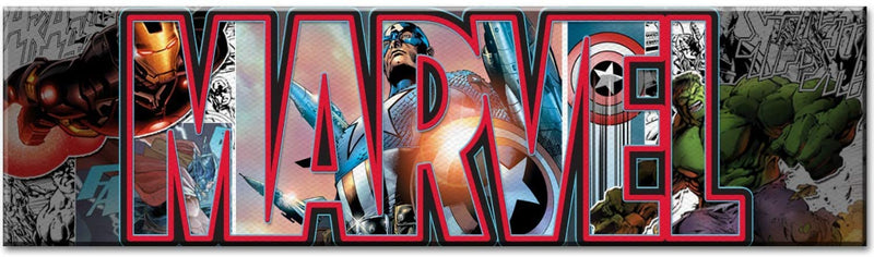 Marvel's Avengers - Letters 30" x 12" Canvas Wall Art
