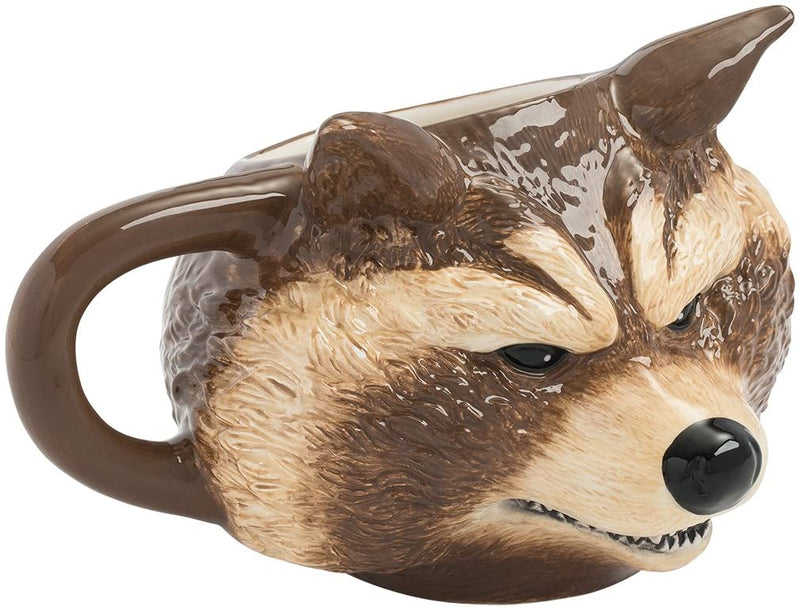 Marvel GOTG 12 oz. Rocket Sculpted Ceramic Mug