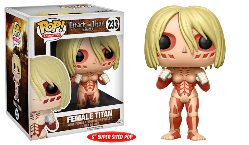 Funko POP Anime Attack on Titan Female Titan 6" Action Figure - Kryptonite Character Store