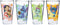 Disney: Lilo & Stitch - Tropical Panel 16oz Pint Glass Set (4 Pack)