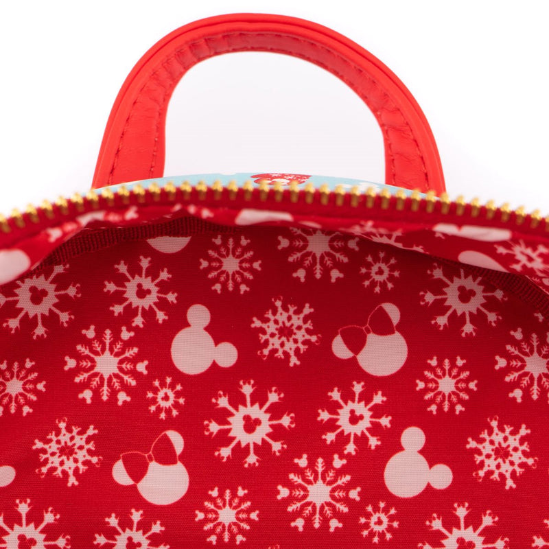 Disney: Mickey & Minnie Mouse - Snowman AOP Mini Backpack & Headband