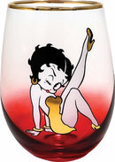 Betty Boop 20oz Stemless Glasss
