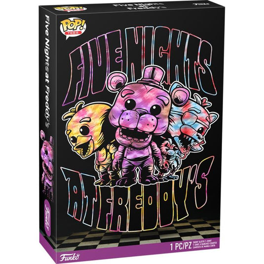 ¡Funko POP! Camisetas en caja: Five Nights at Freddy's - Summer Tie Dye 