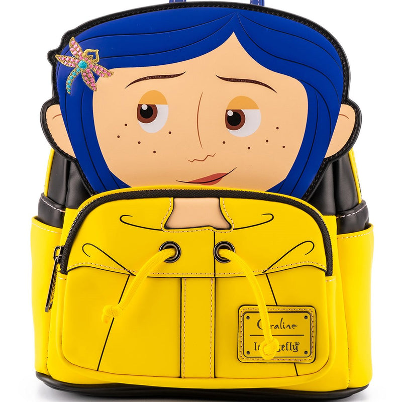 Laika Coraline Raincoat - Cosplay Womens Mini Backpack