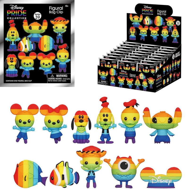 Disney - Rainbow (Pride) 3D Foam Blind Bag Clip