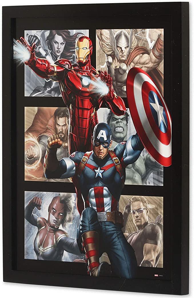 Marvel's Avengers - Group Posing Wood Wall Decor