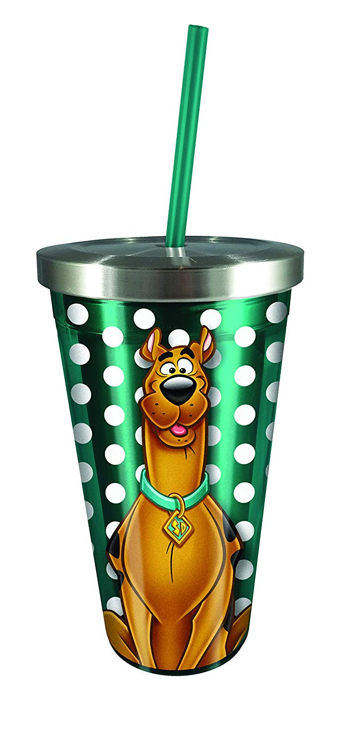 Scooby-Doo Stainless Steel Cup Straw, Multicolor