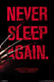 A Nightmare On Elm Street Poster: Never Sleep Again