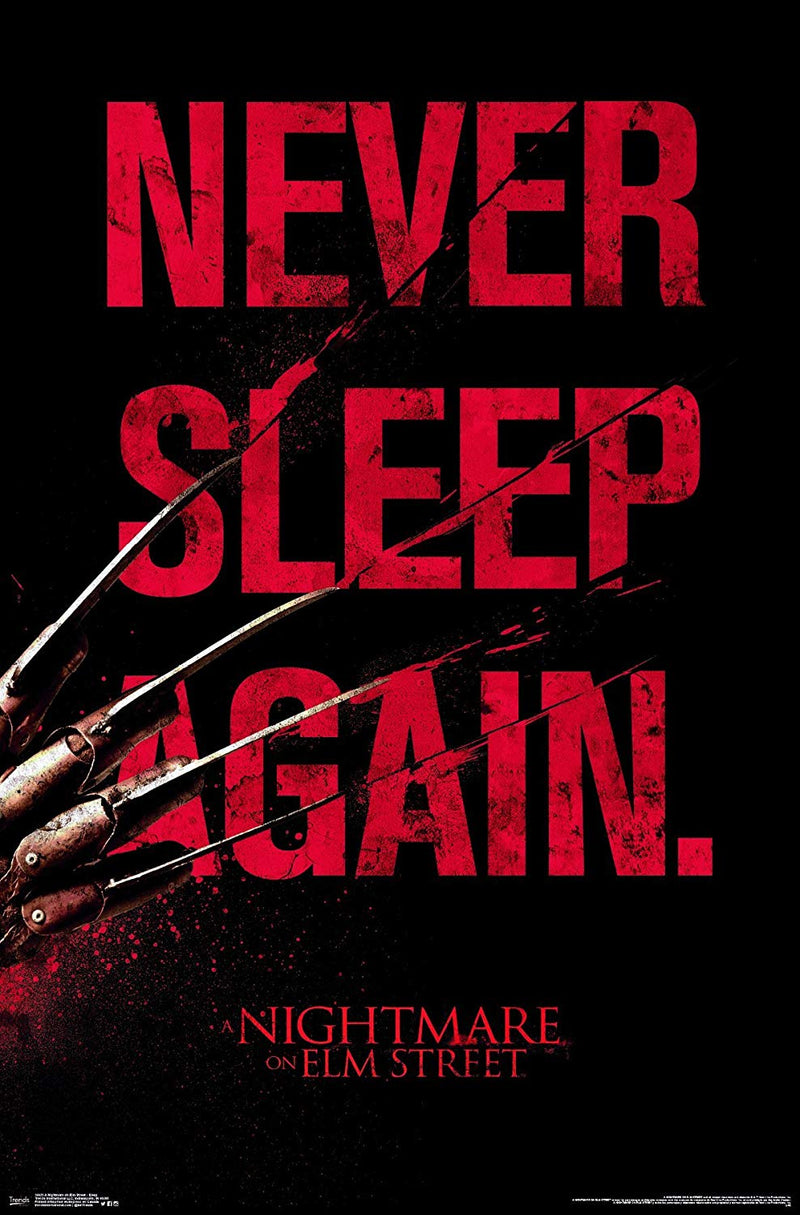 A Nightmare On Elm Street Poster: Never Sleep Again