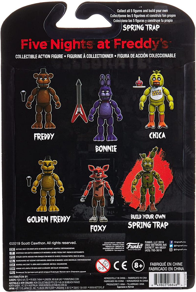 Funko Action Figures - Fnaf Tie Dye Five Night's at Freddy's Set of 4 - Bonnie, Chica, Foxy and Freddy