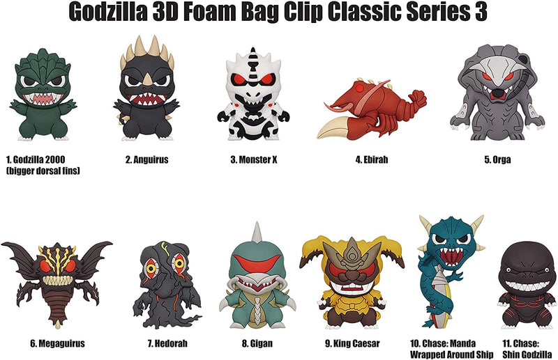 Godzilla Classic - Series 3 Blind Bags, Multicolor