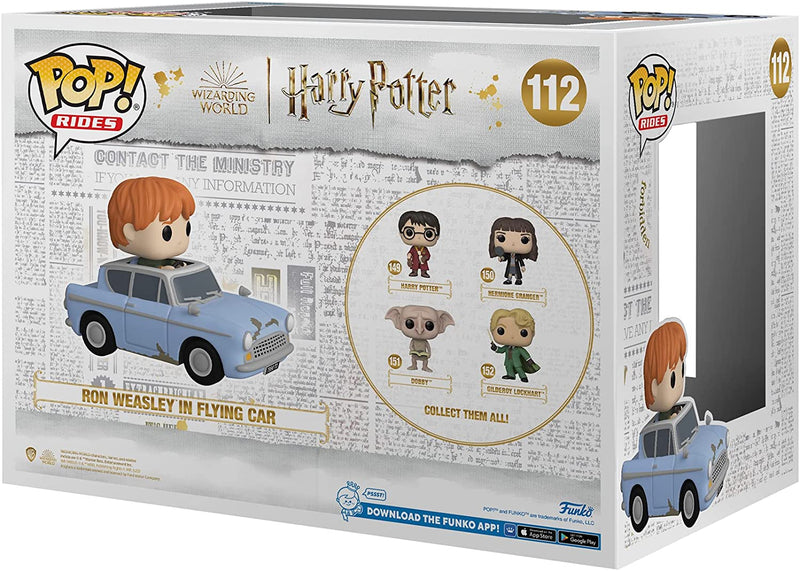 Funko POP! Rides: Harry Potter Chamber of Secrets 20th - Ron Weasley in Flying Car