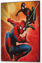 Marvel Comics: Spider-Man - Peter Parker and Miles Morales in Action Wood Wall Decor
